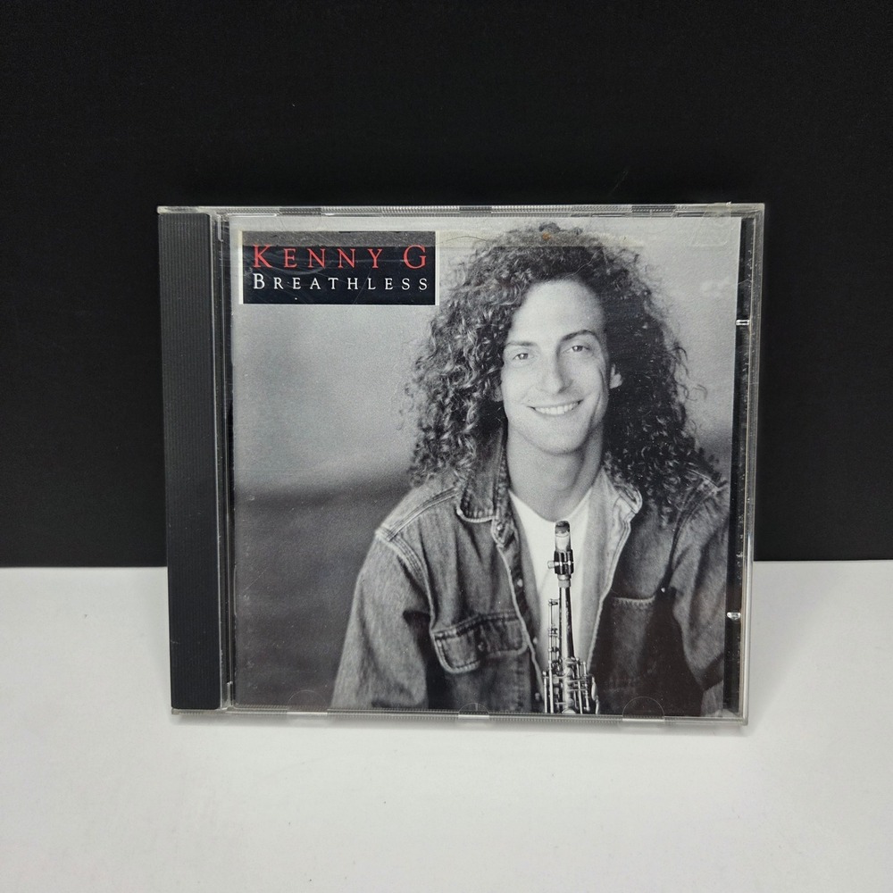 Kenny G Breathless CD 1992 Smooth Jazz Saxophone Album Arista 07822-18646-2